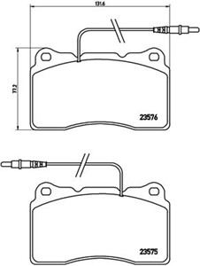 Bremseklosser sett, CITROËN C8, FIAT ULYSSE, LANCIA PHEDRA, PEUGEOT 3008 Minibus, minivan, 607, 807, 425207, 425254, 425255, 425460, 71