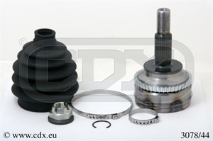 Leddsett, drivaksel, Hjulside, RENAULT, 7700111918, 8200236110, 820064731