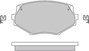 Bremseklosser sett, Framaksel, MAZDA MX-5 I, MX-5 II, NAY5-33-23ZA