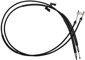 Kabel, parkeringsbremse, Bakre venstre, Høyre bak, VOLVO C30, C70 Cabriolet II, S40 II, V50, 30742642, 31257680, 31262940