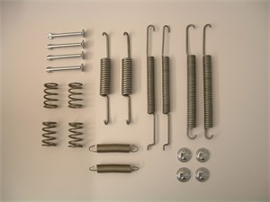 Tilbehørsett, bremsesko, Bak, Bakaksel, AUDI,SEAT,SKODA,VW, 1J0 698 545, 1J0698545, 3A0 698 545 A, 3A0 698 545, 3A0698545
