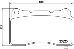 Bremseklosser sett, Framaksel, CADILLAC,CHEVROLET,HYUNDAI,OPEL,RENAULT,TESLA, 13329562, 13411116, 1605100, 1605175, 22791925, 22866931,