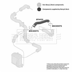 Ladeluftslange, Senter, Øvre, AUDI A3, SEAT LEON, VW BORA I, BORA Variant, GOLF IV, 1J0145828F, 1J0145828M, 1J0145828R