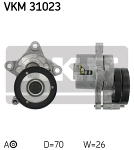 Strammerull, kilerem med ribber, Øvre, SEAT,VW, 032 145 299 C, 6K0 145 299