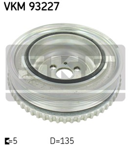 Remskive, veivaksel, FIAT PANDA, PANDA Skåp/halvkombi, PUNTO, PUNTO Skåp/halvkombi, LANCIA YPSILON, 55202555, 55205471