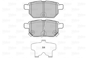 Bremseklosser sett, Bakaksel, LEXUS CT, TOYOTA COROLLA Sedan, PRIUS, PRIUS PHV, PRIUS PLUS, URBAN CRUISER, 04466-02330, 04466-47020, 044