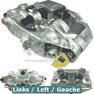 Bremsecaliper, Framaksel venstre, Bak akselen, AUDI A8 D2, 4D0 615 107, 4D0 615 107A