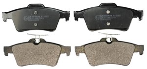 Bremseklosser sett, Bakaksel, CITROËN,FORD,JAGUAR,MAZDA,OPEL,RENAULT,SAAB,TOYOTA,VAUXHALL,VOLVO