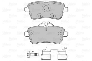 Bremseklosser sett, Bakaksel, Framaksel, MERCEDES-BENZ, 0064203320, 0064203520, 0064206320, 0064206820, 0074207720, 0074209020, 64203320
