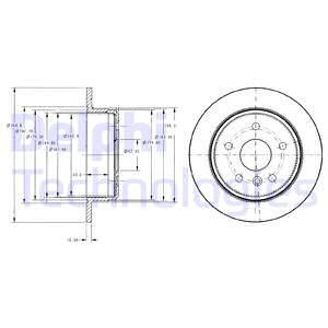Bremseskive, Bakaksel, TOYOTA CAMRY, CAMRY Kombi, SCEPTER Sedan, SOLARA Coupé, 4243106020, 42431-32050, 4243133010, 42431-33010, 4243133
