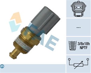 Kjølevæsketemperatursensor, FORD,JAGUAR,LAND ROVER, 3F1A-12A648-AA, 3F1A-12A648-AB, 3F1Z-12A648-A, 5042970, 5263219, AJ8 10031, DY1144,