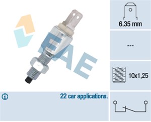 Bremselysbryter, NISSAN, 0009247V002000000, 163 423 00 12, 163 423 02 12, 25320-H8500, 35350-689-671, 35350-SA5-003, A163 423 00 12, A16