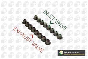 Tetningssett, ventilstamme, CITROËN,FIAT,FORD,MAZDA,MINI,PEUGEOT,SUZUKI,VOLVO, 11347805970, 30711502, 3M5Q6571AA, 7805970, 956.51, 96397