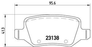 Bremseklosser sett, MERCEDES-BENZ A-KLASS [W169], B-KLASS Sports Tourer [W245], 1694200420, 1694201120, 1694201420, 1694201720, A1694200