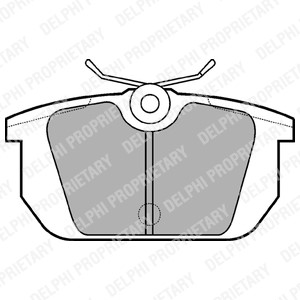 Bremseklosser sett, ALFA ROMEO,FIAT,LANCIA, 5892593, 5892650, 5892729, 5983950, 60765010, 60765020, 60777601, 60945821, 60950479, 667760