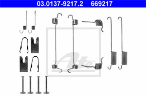 Tilbehørsett, bremsesko, Bakaksel, FORD,MAZDA, 1006004, 1086921, 6920296