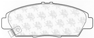 Bremseklosser sett, Framaksel, HONDA ACCORD V, ACCORD Aerodeck V, ACCORD Coupé IV, PRELUDE IV, PRELUDE V, ROVER 600 I, 45022-S30-G10, 45