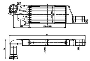 Ladeluftkjøler, OPEL,VAUXHALL, 1300410, 193177425, 670 460 08 05, 670 460 12 05, 670 460 16 05, 670 460 20 05, 93177425, A670 460 08 05,