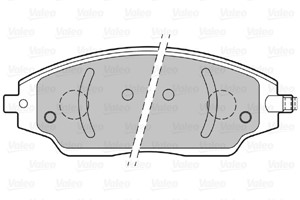 Bremseklosser sett, Framaksel, CHEVROLET AVEO Halvkombi, AVEO Sedan, COBALT, 95025848, 95231012