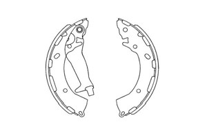 Bremsesko sett, Bakaksel, HYUNDAI GETZ, i20 I, 583051CA10, 583500PA00