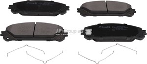 Bremseklosser sett, Framaksel, LEXUS ES, NX, RX, TOYOTA HIGHLANDER / KLUGER, RAV 4 III, RAV 4 IV, SIENNA, 044650E010, 044650E040, 044654