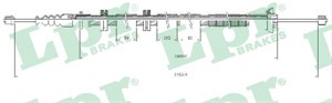 Kabel, parkeringsbremse, Bak, Venstre, FIAT BRAVO II, STILO, STILO Multi Wagon, 46819335, 51702642