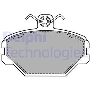 Bremseklosser sett, Framaksel, FIAT TIPO, 77362268, 791449, 793470, 9939913