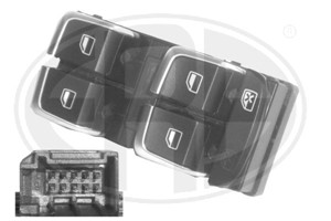 Bryter, vindusløfter, Foran venstre, AUDI Q3, 8U0 959 851 A 5PR