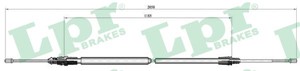 Kabel, parkeringsbremse, Bak, CITROËN C4 II, DS4, PEUGEOT 308 I, 308 CC, 474631