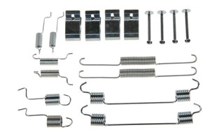 Tilbehørsett, bremsesko, Bakaksel, MAZDA 323 C IV, 323 C V, 323 F IV, 323 S IV, MX-3, 126074200, B597-26-390