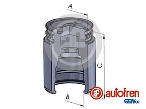 Stempel, bremseklave, Bakaksel, CADILLAC,CITROËN,FORD,ISUZU,MAZDA,MERCEDES-BENZ,NISSAN,OPEL,RENAULT,SAAB,VAUXHALL,VOLVO
