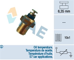 Sensor, oljetemperatur, AUDI 100 C3 Avant, 100 C3 Sedan, 80 B3 Sedan, 046 145 173, 046 145 283, 046 903 133 C, 049 919 563 B, 46 145 173