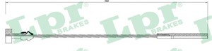 Kabel, parkeringsbremse, Foran, VOLVO S40 I, V40 Kombi, 3345598