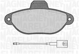 Bremseklosser sett, Framaksel, FIAT 500, PANDA, PUNTO, PUNTO Cabriolet, PUNTO Van, FORD KA, LANCIA Y, 1675620, 77364635, 77365191, 9S512