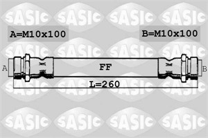 Bremseslange, Bakaksel, Høyre, Senter, Venstre, CITROËN,PEUGEOT, 480664, 960895470
