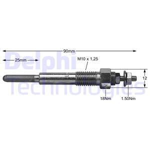 Glødeplugg, ISUZU GEMINI, GEMINI Sedan, OPEL CORSA A Halvkombi, CORSA A Skåp/halvkombi, CORSA A TR, 1214308, 8-94439218-0, 94439218