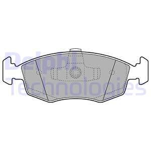 Bremseklosser sett, Framaksel, FIAT PANDA, PANDA VAN, LANCIA YPSILON, 6001073454, 68102483AA, 77365927, 77365945, 77366212, 77366274, 77
