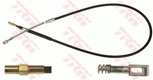 Kabel, parkeringsbremse, VW LT 28-35 Flak/chassi I, LT 40-55 Flak/chassi I, LT 40-55 Skåp I, 293 609 701 A, 293 609 701 C, 293 609 701 D