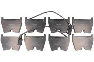 Bremseklosser sett, Framaksel, VW PHAETON, 3D0698151A