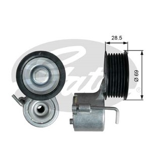 Strammerull, kilerem med ribber, AUDI,VW, 06E 903 133 AA, 06E 903 133 AB, 06E 903 133 AC, 06E 903 133 H, 06E 903 133 M