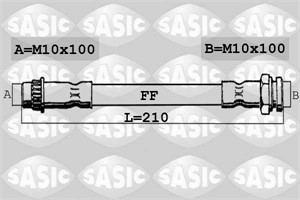 Bremseslange, Bakaksel, CITROËN C2, C3 I, C3 Pluriel, PEUGEOT 1007, 4806C0