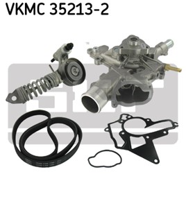 Vannpumpe + kileremsett, OPEL,VAUXHALL, 13 34 145, 13 34 166, 13 40 085, 13 40 267, 13 40 550, 13 40 551, 24469102, 25195388, 55352021,