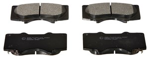 Bremseklosser sett, Framaksel, MITSUBISHI PAJERO IV, TOYOTA HILUX Pick-up VII, LAND CRUISER PRADO, 044650K090, 044650K360, 0446535290, 0