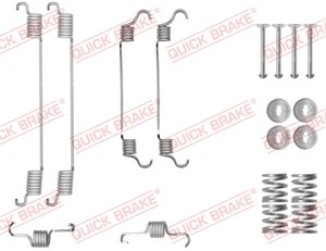 Tilbehørsett, bremsesko, Bakaksel, FIAT SEDICI, NISSAN QASHQAI / QASHQAI +2 I, SUZUKI SX4, SX4 Sedan