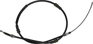 Kabel, parkeringsbremse, Bakre venstre, Høyre bak, VW MULTIVAN V, TRANSPORTER Buss V, TRANSPORTER Flak/chassi V, TRANSPORTER Skåp V, 7E0
