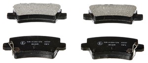 Bremseklosser sett, Bakaksel, HONDA CIVIC IX, CIVIC Hatchback VIII, CIVIC Sedan VIII, 42033SMGE01, 43022SMGE00, 43022SMGE01, 43022SMGE02