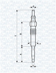 Glødeplugg, AUDI,SEAT,SKODA,VW, N 105 916 02, N 105 916 03
