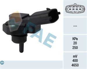 Sensor, ladetrykk, CHRYSLER,DODGE,FIAT,IVECO,LAND ROVER, 0000099455421, 45962048F, 99455421, MHK 100640, MHK100640