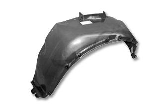 Innvendig skvettskjerm, Foran venstre, VW BORA I, BORA Variant, GOLF IV, GOLF Variant IV, 1J0809961, 1J0809961A