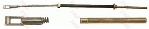 Kabel, parkeringsbremse, Bak, CITROËN 2 CV, DYANE, MEHARI, AZ4541D, AZ4541F